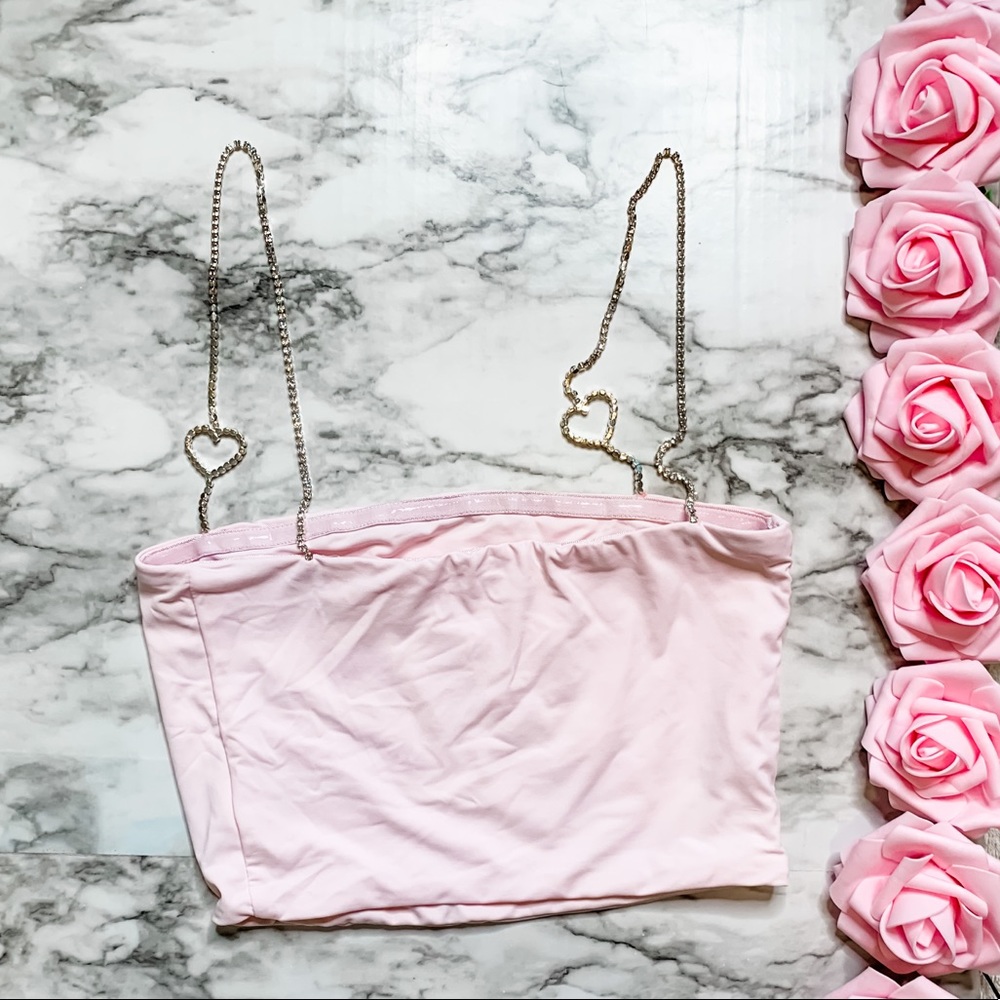 Meshki Heart Chain Strap Crop Top 💘 - Picture 8 of 15